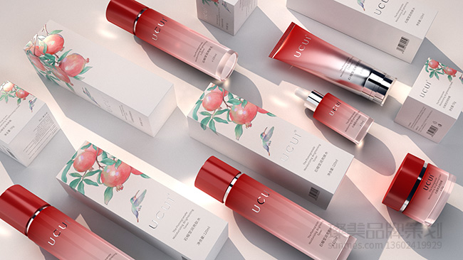 優粹護膚植物國潮風包裝設計圖